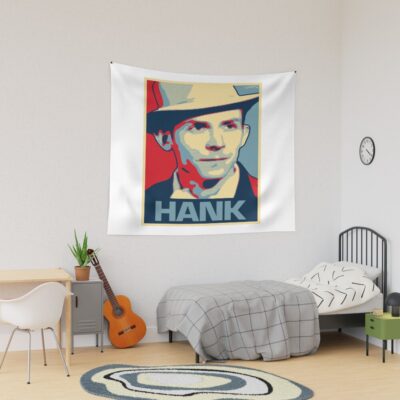 Hank Williams Iii Retro Design Tapestry