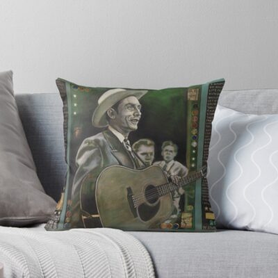 Hank Williams Iii Basic Style Throw Pillow